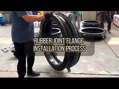 고무 관절이 조립되고 있습니다.