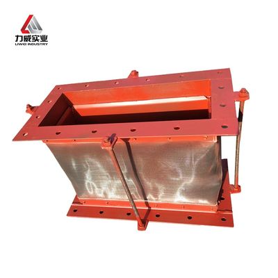 가스 배기가스 시스템에 대한 열 직사각형 직물 보상기 부드러운 재료 보상기