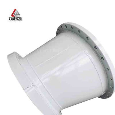 사양 및 표준 준수 ISO에 따라 벽 두께가 다른 산업용 고무 라이닝 파이프