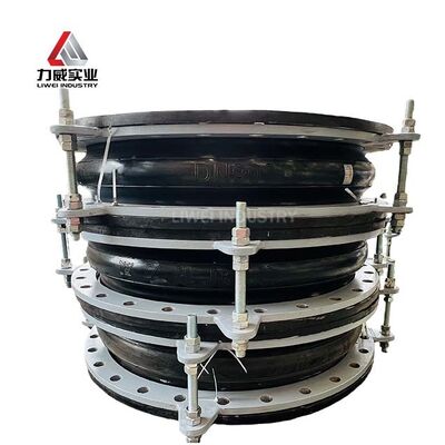 15C-80C 단일 구형 유연 고무 조인트, 공기 매체와 호환, 긴 수명 및 우수한 내구성 제공